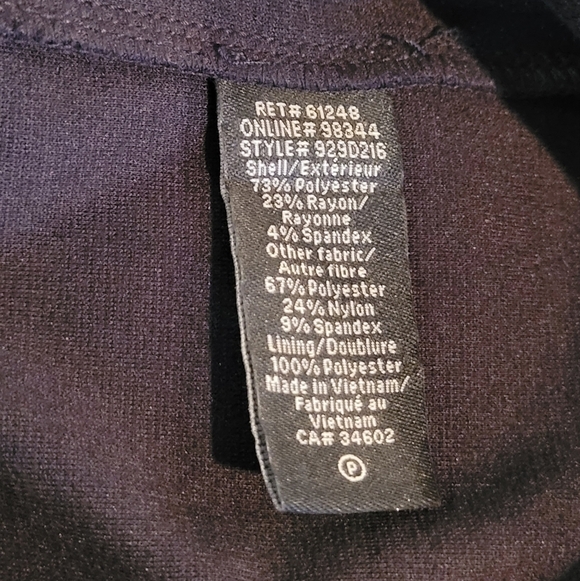 NWT JESSICA Midi Little Black Dress, Flocked Boddess and Jewel Buttons, Size 6 - Picture 16 of 17